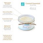 BB Candles Coastal Essentials Natural Soy Hand Poured Candle, Coral Reef, Fragrant Coastal Candle with Strong Scents, Artisan Candle, 4oz, 30+ Hours Burn Time