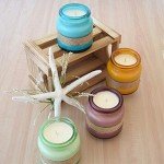 BB Candles Mermaid Island Hand Poured Candle, Turquoise Bay Glass, Coastal Pear Scent, Natural Soy Artisan Candle, Fragrant Coastal Candle with Strong Scents, 13oz, 80+ Hours Burn Time