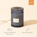 LA JOLIE MUSE Summer Marine Scented Candle, Ocean Candle Gift, Natural Soy Candles for Home Scented, Long Burning Time, Large Glass Jar Candles, 19 Oz