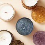 LA JOLIE MUSE Summer Marine Scented Candle, Ocean Candle Gift, Natural Soy Candles for Home Scented, Long Burning Time, Large Glass Jar Candles, 19 Oz