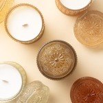 LA JOLIE MUSE Amber Candle, Scented Candle Gifts for Men&Women, Wood Wicked Large Candle for Home Scented, Long Burning Glass Jar Candle, Sahara Ambre, 19oz