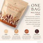 YARELI Colloidal Oatmeal, 2lb (32oz), Bath Powder for Relief of Dry Itchy Skin Due to Eczema and Psoriasis, for Adults, Baby and Kids