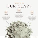 YARELI Bentonite Clay Powder Facial Mask & Cleansing Bath, Pure Indian Healing Clay, 2lb (32oz)