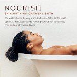 YARELI Colloidal Oatmeal, 2lb (32oz), Bath Powder for Relief of Dry Itchy Skin Due to Eczema and Psoriasis, for Adults, Baby and Kids