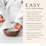 YARELI Bentonite Clay Powder Facial Mask & Cleansing Bath, Pure Indian Healing Clay, 2lb (32oz)