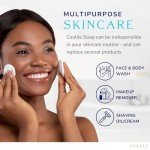 YARELI Pure Castile Soap Liquid, Unscented, with All Organic Oils for Adults, Kids and Babies as Body Wash or Hand Soap, 64oz Refill