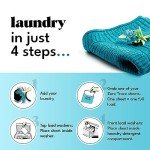 Zero Trace Laundry Detergent Sheets - Fragrance Free Laundry Detergent Ideal Laundry Soap, Perfect Laundry Sheets Detergent Travel Eco-Friendly