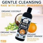4 Legger Certified Organic to Food Standards Revitalize Neem with Sweet Orange Essential Oil Pet Shampoo 16 oz