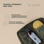 Le Woof Tea Tree & Aloe Dog Shampoo 4oz: Certified Organic, Natural Shampoo Cleans & Conditions, Relief for Itchy Skin