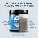 Four Leaf Rover Protect - Probiotics for Dogs - Veterinarian Formulated - with Natural Prebiotics and Antioxidants - Detoxification & Gut Health - 60 Day Large Dog Supply