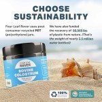 Four Leaf Rover Bovine Colostrum for Dogs - from 100% Grass-Fed New Zealand Cows - for Skin, Gut & Immune Health - 60 Day Large Dog Supply