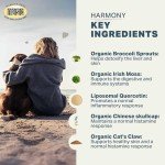 Harmony - Skin & Coat Supplement with Quercetin for Dogs - Balanced Histamine Support for Seasonal and Environmental Allergies - Veterinarian Formulated