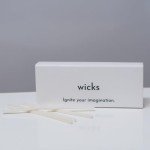 Foton Pearled Candle Wicks - 30-Pack Organic Cotton, Metal-Free &