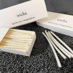Foton Pearled Candle Wicks - 30-Pack Organic Cotton, Metal-Free &
