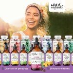 Wild & Organic Liver Cleanse Detox Tincture - Milk Thistle, Dandelion Root Herbal Complex - Liquid Liver Support Supplement - Vegan, Sugar & Alcohol-Free Milk Thistle Drops - 4 fl oz