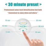 WL VnioLife Ionic Foot Bath Detox Machine with Bag, Portable Detox Foot Spa System, Ion Cleanse Detox Set for Home Beauty Salon Spa Use with Replacement Arrays, 100 Liners