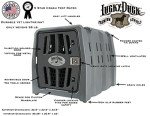 Lucky Dog Kennel, Durable Crash Tested Portable Dog Crates, Intermediate