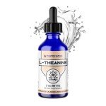 FWS L Theanine Liquid Drops, 200mg 99% Pure Bioactive L-Theanine, Organic, Natural, Vegan, Non GMO Helps to Promote Calmness, Relaxation, Improved Mood, Restful Sleep, for Adults and Kids