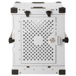 Impact Collapsible Dog Crate - Foldable Hard Crate for Large Dogs - Heavy Duty Travel Kennel with Powder-Coated Aluminum - Quick Setup for Indoor & Outdoor (White, 40" (40.5" L x 23" W x 29" H))