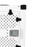 Impact Indestructible High Anxiety Dog Crate for Large Dogs - Heavy Duty Escape Proof Indoor Dog Kennel with Powder-Coated Aluminum - Ideal for Escape Artists (White, 40" (40.5" L x 23" W x 29" H)