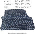 Molly Mutt Sheepy Wool Crate Mat - 100% Cotton Canvas Cover with Temperature-Regulating 100% Natural Wool-Filled Insert Dog Bed - Soft & Supportive Bed - (48"x30"x2.5", Romeo & Juliet)