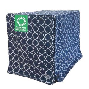 Molly Mutt Romeo & Juliet Dog Crate Cover, 100% Cotton Canvas Cover with 2 Roll-Up Panels, Ideal for Dog or Cat Crate, Durable, Washable, and Free of Harmful Chemicals, 36" x 24" x 27"