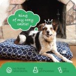 Molly Mutt Huge Dog Bed Cover - Romeo & Juliet Print - Measures 36”X45”X5”- 100% Cotton - Durable - Breathable - Sustainable - Machine Washable Dog Bed Cover (Dd35Ac)