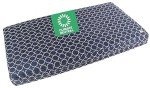 Molly Mutt Large Crib Mattress Cover - Romeo & Juliet Print - Measures 27”x52”x5”- 100% Cotton - Durable - Breathable - Sustainable - Machine Washable Dog Bed Cover