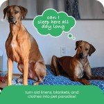 Molly Mutt Large Crib Mattress Cover - Romeo & Juliet Print - Measures 27”x52”x5”- 100% Cotton - Durable - Breathable - Sustainable - Machine Washable Dog Bed Cover