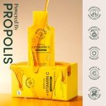 Propolis Liposomal Vitamin C by Beekeeper's Naturals, 1000mg Vitamin C, Propolis & Organic Honey, Supercharged Immune Support & Increased Bioavailibity for Max Absorption, 12 Ct