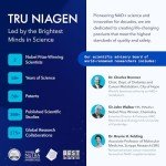TRU NIAGEN Patented NAD Supplement for Anti Aging and Cell Regeneration, 300mg Niagen, 30 Servings | Supports Cellular Energy, Brain, Muscle | Nicotinamide Riboside (NR) Take 1 Daily | 3 Bottles