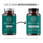 Qualia Mitochondria+ formerly Qualia Life | The Most Advanced Supplement For NAD+, Cellular Energy, Metabolism & Repair for Better Aging w/35+ NAD Boosters Resveratrol & More | 160 Ct | 1 Month Supply
