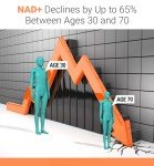 Qualia NAD Supplement — Clinically Proven to Boost NAD+ up to 67%. Optimized Aging, Energy, Focus. Elite NAD+ Booster Ingredients: Nicotinamide Riboside (NIAGEN,) Niacin, Niacinamide (1 Month Supply)