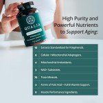 Qualia Mitochondria+ formerly Qualia Life | The Most Advanced Supplement For NAD+, Cellular Energy, Metabolism & Repair for Better Aging w/35+ NAD Boosters Resveratrol & More | 160 Ct | 1 Month Supply