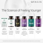Qualia NAD Supplement — Clinically Proven to Boost NAD+ up to 67%. Optimized Aging, Energy, Focus. Elite NAD+ Booster Ingredients: Nicotinamide Riboside (NIAGEN,) Niacin, Niacinamide (1 Month Supply)