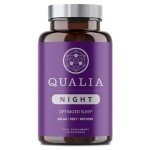 NEUROHACKER COLLECTIVE Qualia Night Sleep Aid | Non-Habit Forming | Science-Backed Supplement for Deep Refreshing Sleep | Melatonin-Free, Vegan, Non-GMO, Gluten-Free 80 Count | (1 Month Supply)