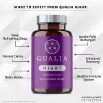NEUROHACKER COLLECTIVE Qualia Night Sleep Aid | Non-Habit Forming | Science-Backed Supplement for Deep Refreshing Sleep | Melatonin-Free, Vegan, Non-GMO, Gluten-Free 80 Count | (1 Month Supply)