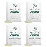 Qualia Senolytic | The Ultimate Formula for Enhanced Cell Repair and Rejuvenation. 2-Day Aging & Longevity Support Regimen w. Fisetin, Quercetin, Piperlongumine, Senactiv®, Curcumin (4 Pack)