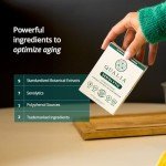 Qualia Senolytic | The Ultimate Formula for Enhanced Cell Repair and Rejuvenation. 2-Day Aging & Longevity Support Regimen w. Fisetin, Quercetin, Piperlongumine, Senactiv®, Curcumin (4 Pack)