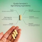 Qualia Senolytic | The Ultimate Formula for Enhanced Cell Repair and Rejuvenation. 2-Day Aging & Longevity Support Regimen w. Fisetin, Quercetin, Piperlongumine, Senactiv®, Curcumin (4 Pack)