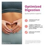 Qualia Synbiotic 28 Science-Backed Spore Probiotics, Prebiotics, Postbiotics, Fermented Foods for Gut Health & Digestion Support, Promotes Akkermansia Vegan TROPICAL FLAVOR, (1 Month Supply)