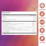 Qualia Synbiotic 28 Science-Backed Spore Probiotics, Prebiotics, Postbiotics, Fermented Foods for Gut Health & Digestion Support, Promotes Akkermansia Vegan TROPICAL FLAVOR, (1 Month Supply)