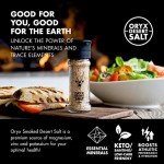 Oryx Smoked Desert Salt Grinder Refillable – Sea-salt Alternative - Ceramic Mill for Coarse Kosher Mineral Smoked Salt - Unrefined Natural Kalahari Desert Salt, 3.52 oz