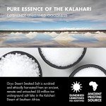 Oryx Smoked Desert Salt Grinder Refillable – Sea-salt Alternative - Ceramic Mill for Coarse Kosher Mineral Smoked Salt - Unrefined Natural Kalahari Desert Salt, 3.52 oz