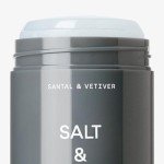SALT & STONE Gel Deodorant for Women & Men | Santal & Vetiver | No Aluminum Free & No Baking Soda | Free From Parabens, Sulfates & Phthalates (2.6 oz)