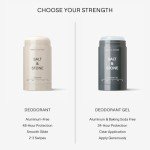 SALT & STONE Gel Deodorant for Women & Men | Santal & Vetiver | No Aluminum Free & No Baking Soda | Free From Parabens, Sulfates & Phthalates (2.6 oz)