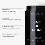 SALT & STONE Natural Deodorant - Black Rose & Oud | Extra Strength Natural Deodorant for Women & Men | Aluminum Free with Seaweed Extracts, Shea Butter & Probiotics | Free From Parabens & Sulfates