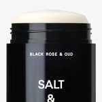 SALT & STONE Natural Deodorant - Black Rose & Oud | Extra Strength Natural Deodorant for Women & Men | Aluminum Free with Seaweed Extracts, Shea Butter & Probiotics | Free From Parabens & Sulfates