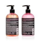 tgin Rose Water Shampoo + Conditioner Duo for Curly, Coily and Wavy Hair, Sulfate Free, with Rose Water, Acai Berries, Nourishes and Detangles Dry, Color Treated Hair, 13 oz
