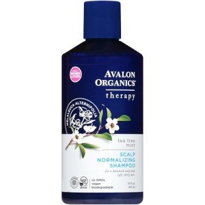 Avalon Organics Therapy Scalp Normalizing Shampoo, Tea Tree Mint, 14 Oz